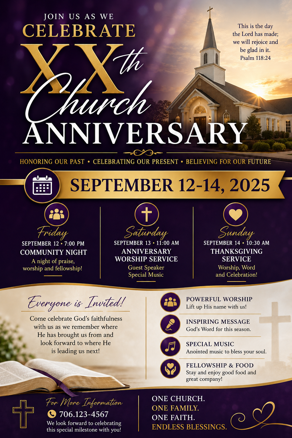 Church Anniversary Celebration