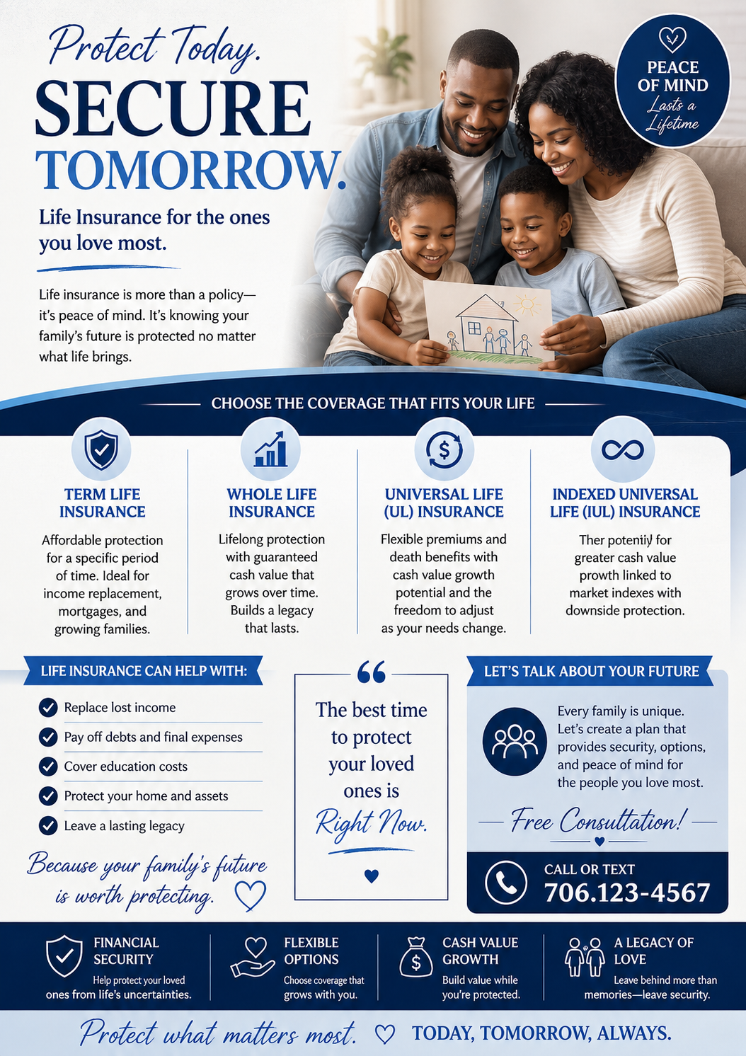 Life Insurance Flyer Design